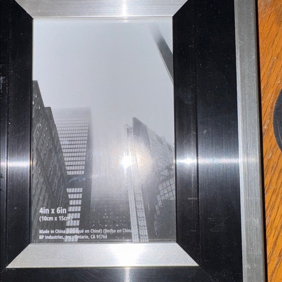 Other - Black and Silver Picture Frame 4 inch 6 inch 4x6